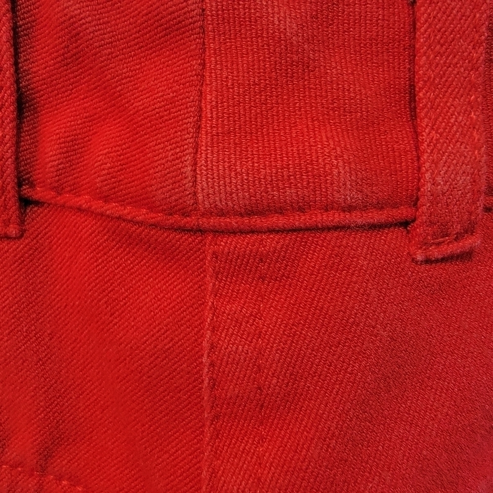 St John Sport Red Jeans Size 10 - Picture 9 of 13